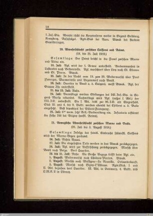 21. Bewegliche Abwehrschlacht zwischen Marne und Vesle