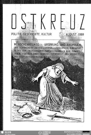 1989,Aug.: Ostkreuz : Politik. Geschichte. Kultur