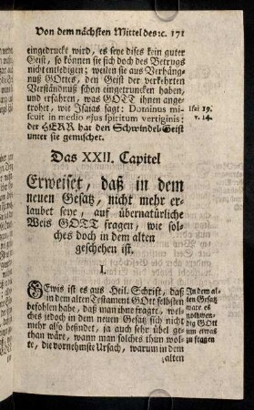 171-180, Das XXII. - XXIII. Capitel