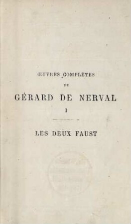 1: Faust et le second Faust