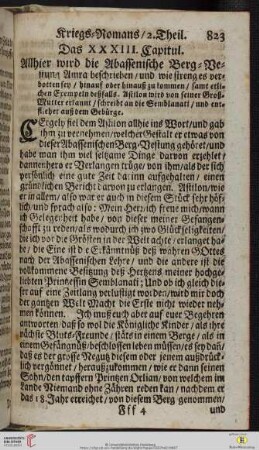 Das XXXIII. Capitul