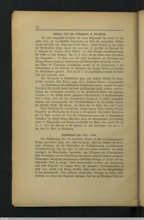 Friedenszeit von 1817-1848