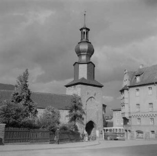 Saalfeld. Oberes Tor bzw. "Oberköditzer" Tor