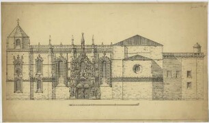 Sta. Maria zu Belem, Gesamtgebäude von Süden