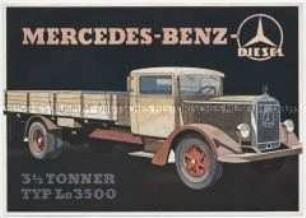 Lastkraftwagen mit Dieselmotor Typ Lo 3500
