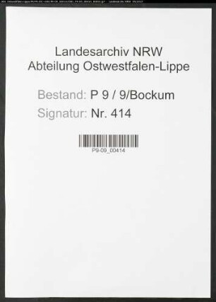 Namensverzeichnis Bockum, Todesfälle
