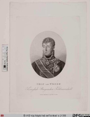Bildnis Carl Philipp von Wrede (1815 Fürst)