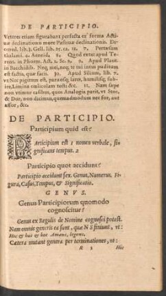 De Participio.