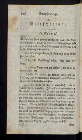 2. Bittschreiben.