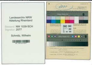 Entnazifizierung Wilhelm Schmitz , geb. 16.03.1906 (Oberregierungsrat)