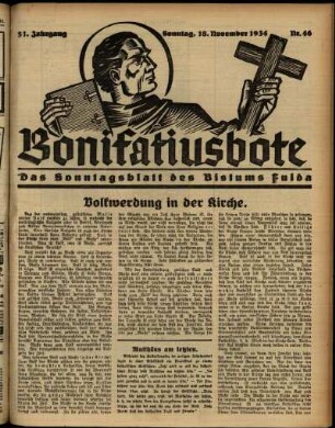Ausgabe vom Sonntag, den 18. November 1934.