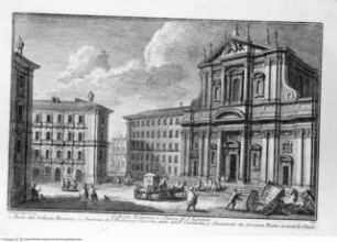 Delle Magnificenze di Roma antica e moderna, Neuntes Buch, Tafel 163: Collegio Romano, e Chiesa di San Ignazio