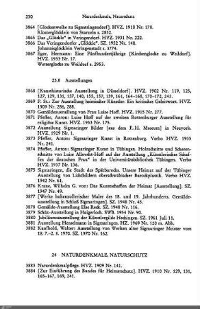 24 Naturdenkmale, Naturschutz