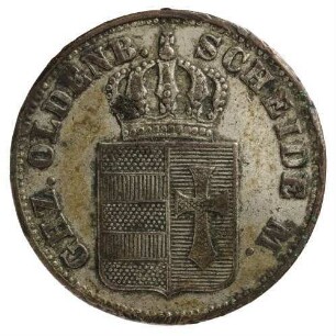 Münze, 3 Grote, 1856 n. Chr.