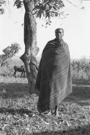 Anführer der Sidama : Portrait eines Anführers der Sidama.