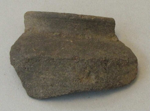 Rim sherd of a clay vessel