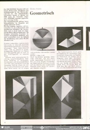 Geometrisch : Ästhetik und Formgestaltung