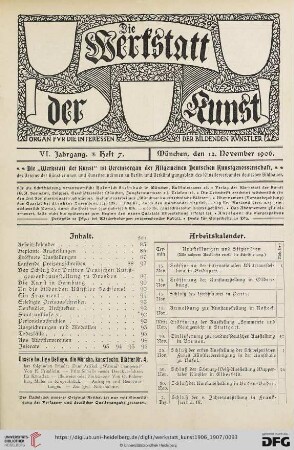 Inhalt / Arbeitskalender /Geplante Ausstellungen / Eröffnete Ausstellungen / Laufende Preisausschrieben