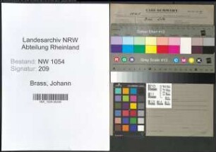 Entnazifizierung Johann Brass , geb. 29.08.1911 (Stadtinspektor)