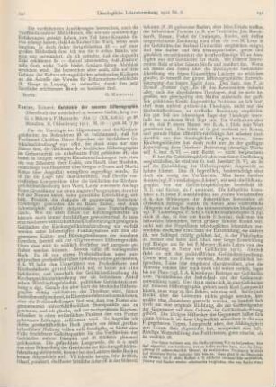 241-243 [Rezension] Fueter, Eduard, Geschichte der neueren Historiographie
