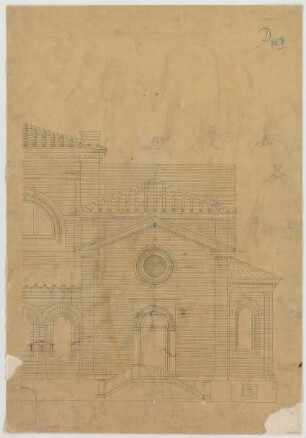 Thiersch, August ; München - Schwabing; Kath. Pfarrkirche St. Ursula - Teilansicht
