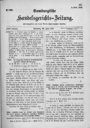 No. 26. 25. Juni 1870