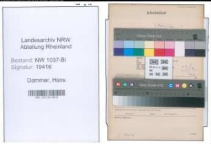 Entnazifizierung Hans Dammer , geb. 23.08.1897 (Buergermeister)