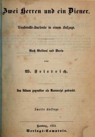 Das Theater des Auslandes. 2. 1850, H. 10