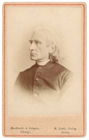 Fotografie von Franz Liszt (1811-1886)