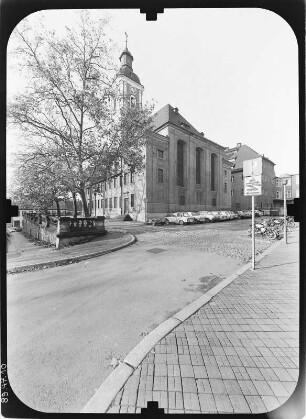 Gera. Salvatorkirche (1717-1720; D. Schatz). Ansicht von Südost