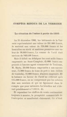 Comptes Rendus De La Verrerie
