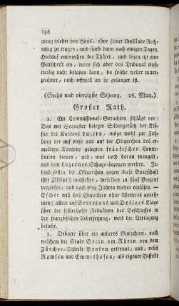 Sechs und vierzigste Sitzung. 26. May - Fünfzigste Sitzung. 31. May.