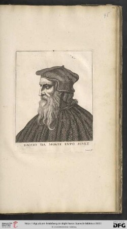 Baccio da Monte Lvpo Scvlt.