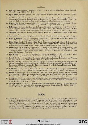 Möbel, Einrichtung, Ostasien, Textilien (Nr. 312-499)
