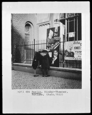 Berlin, Kinder-Theater, Reklame