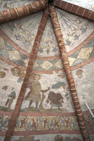 Szenen aus dem Leben der Heiligen Veronika, Nikolaus und Katharina — Szenen aus dem Leben der Heiligen Veronika — Szene aus dem Leben der Heiligen Veronika