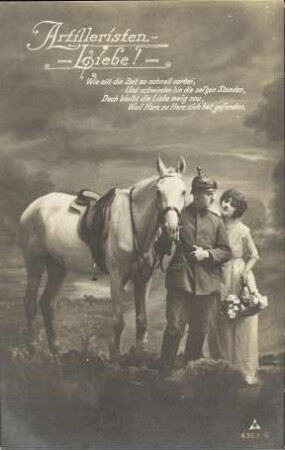 Artilleristen-Liebe! - Wie eilt die Zeit so schnell vorbei [...]