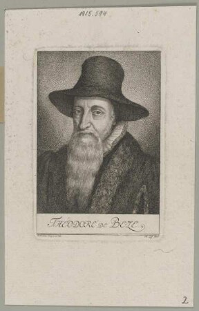 Bildnis des Théodore de Beze