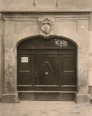 Pulsnitz. Portal. Langestraße 4 (an der Puslnitzbrücke)