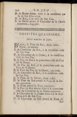 Chapitre Quatrieme
