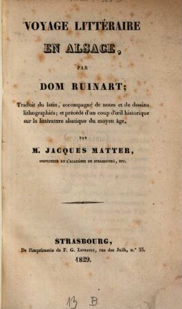 Voyage littéraire en Alsace