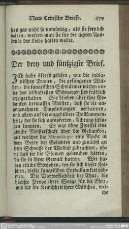 Der drey und fünfzigste Brief