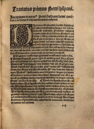 Tractatus duodecim Petri Hyspani