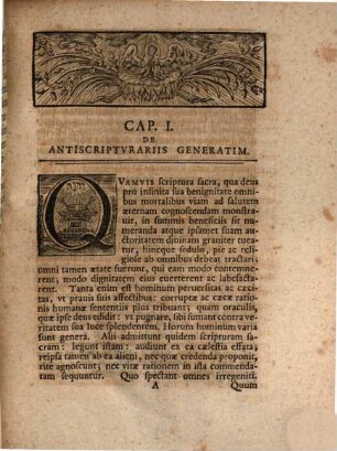 Dissertatio de antiscripturariis speciatim Werthemiensi