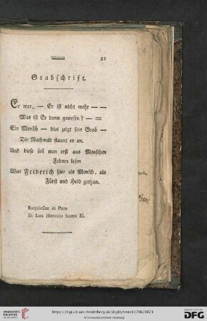 Grabschrift