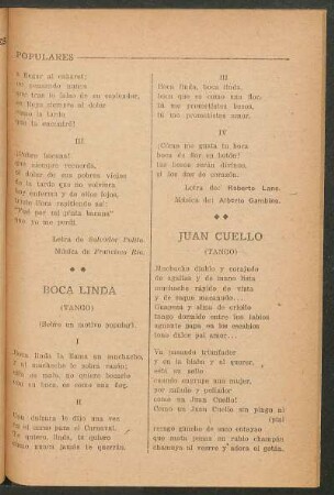Juan Cuello : (Tango)