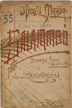 Salammbò : dramma lirico in quattro atti ; Torino, Teatro Carignano, autunno 1887