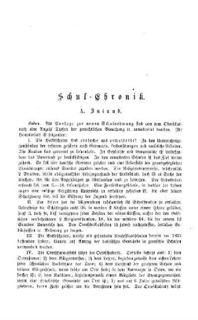 Schul-Chronik