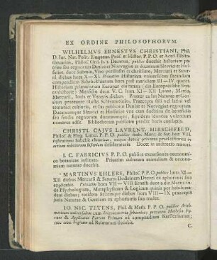 Ex Ordine Philosophorvm.