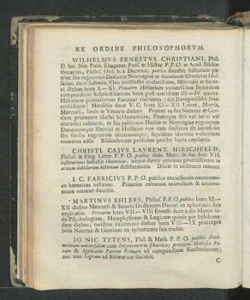 Ex Ordine Philosophorvm.